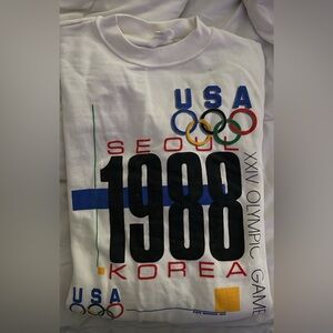USA Seoul 1988 Olympic Graphic sweater vintage